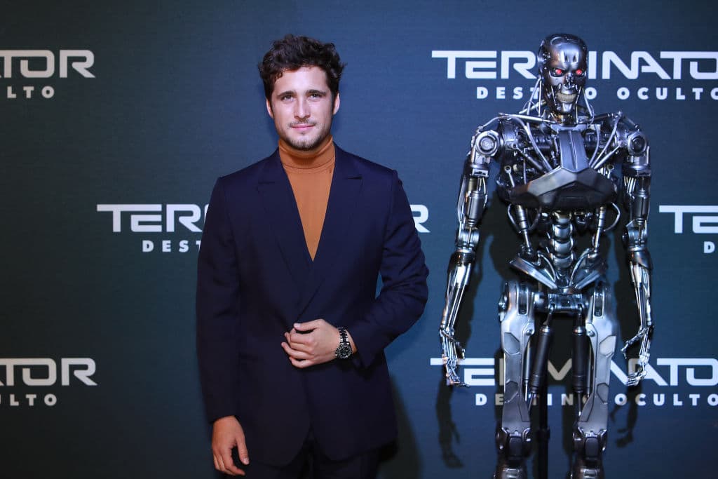 NAUCALPAN DE JUAREZ, MEXICO - OCTOBER 13: Diego Boneta poses during the Terminator: Dark Fate - Fan Event Mexico City at Toreo Parque Central on October 13, 2019 in Naucalpan de Juarez, Mexico. (Photo by Hector Vivas/Getty Images)