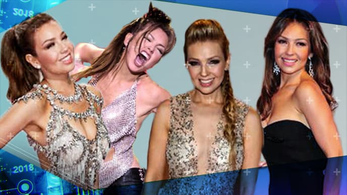 Arrasando: tenemos diez impactantes looks de gala de Thalía a través de los años