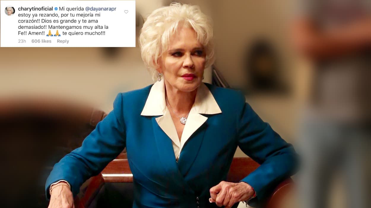 La cantante, conductora y actriz dominicana, Charytín Goyco, ya está rezando por la mejoría de Dayanara Torres.