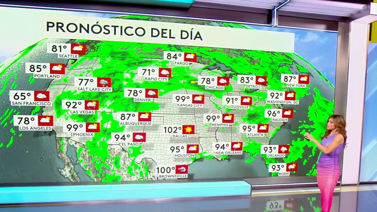 Clima hoy en EEUU, jueves 13 de agosto 2026: Ola de calor y lluvias intensas amenazan el país