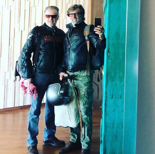 El actor se fue de paseo en moto junto a su hermano Facundo para celebrarlo en su cumpleaños.