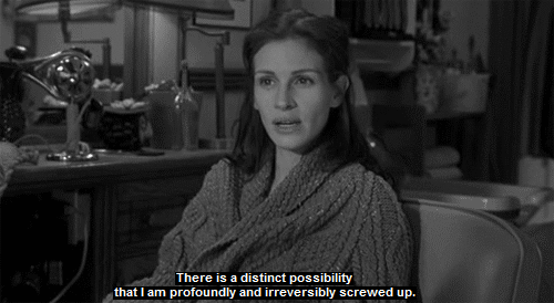 "Hay una posibilidad de que estoy profunda e irresistiblemente j**ida"