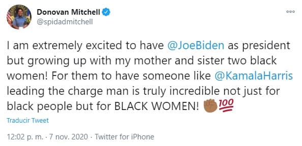 Así reaccionó el deporte a la victoria virtual de Biden | Donald Trump dejaría de ser presidente de los Estados Unidos y los atletas expresaron su sentir en redes sociales.