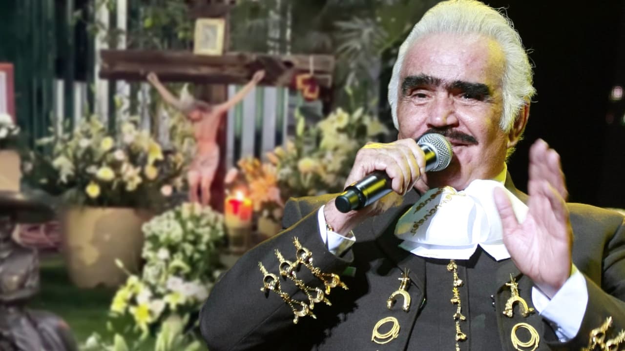 A un mes de la muerte de Vicente Fernández, Doña Cuquita invitó a la prensa a la misa en memoria del cantante