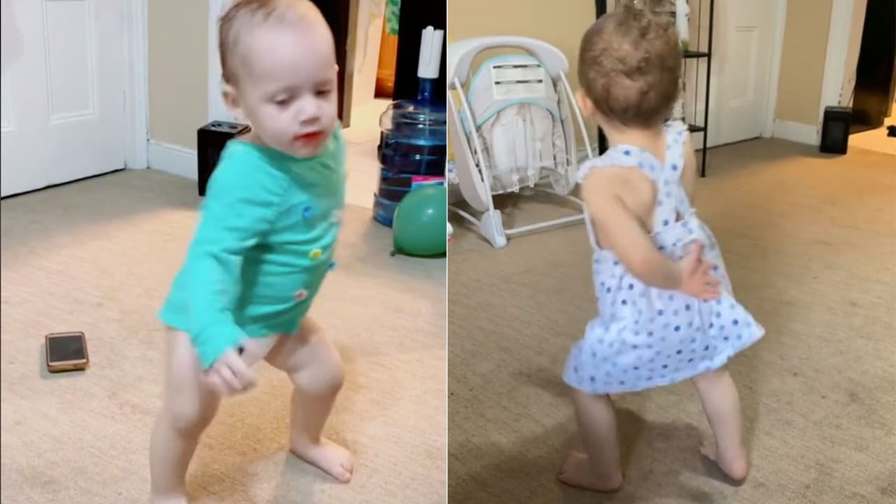 Bebé de Nueva York sorprende en TikTok con su forma de bailar