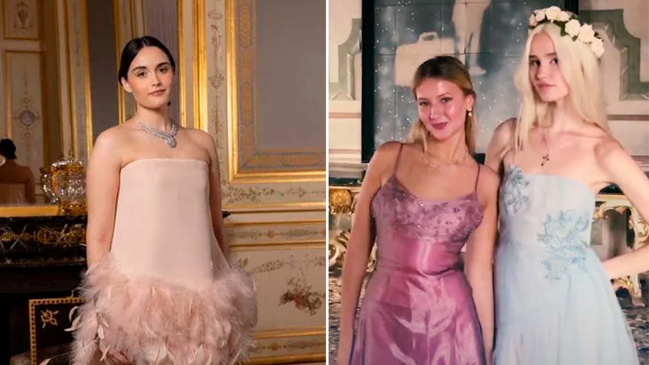 Este baile parece sacado de un cuento de hadas: las jóvenes lucen como unas princesas