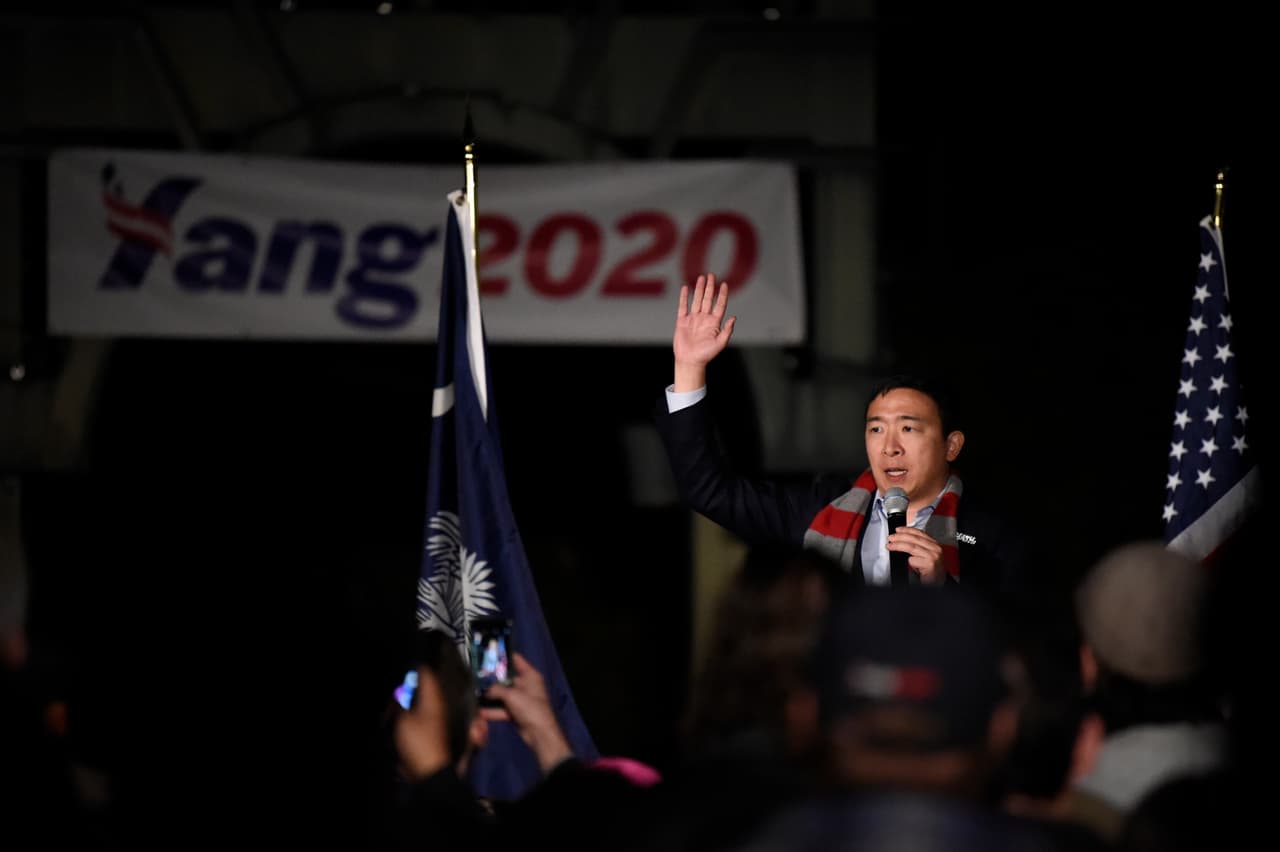 La campaña del precandidato demócrata Andrew Yang denuncia haber recibido amenazas de muerte