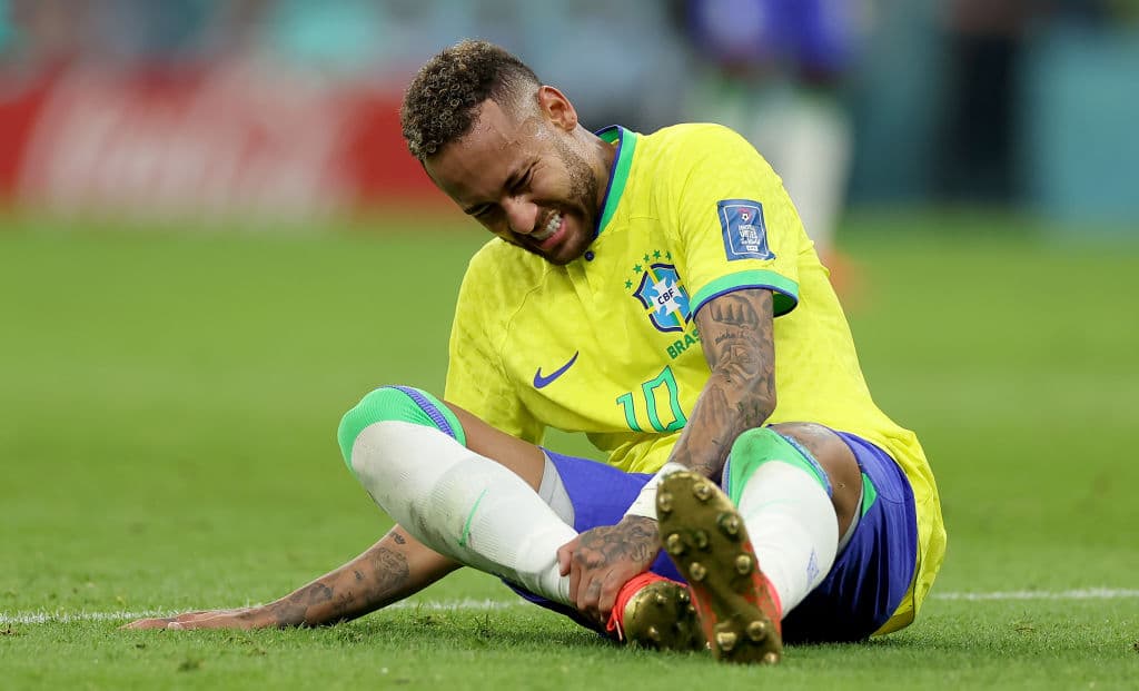 Neymar muestra por primera vez el terrible estado de su tobillo