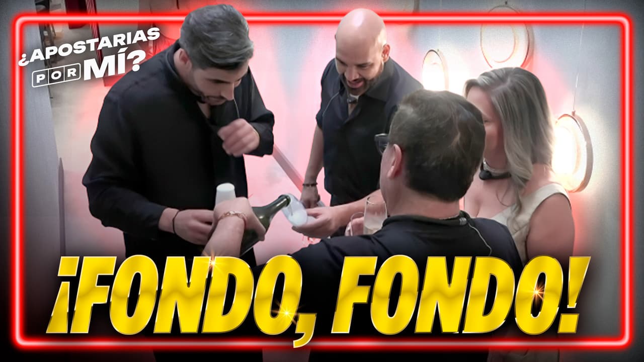 Mayito pone el desorden y comienza el primer brindis con champagne en ¿Apostarías por mí?