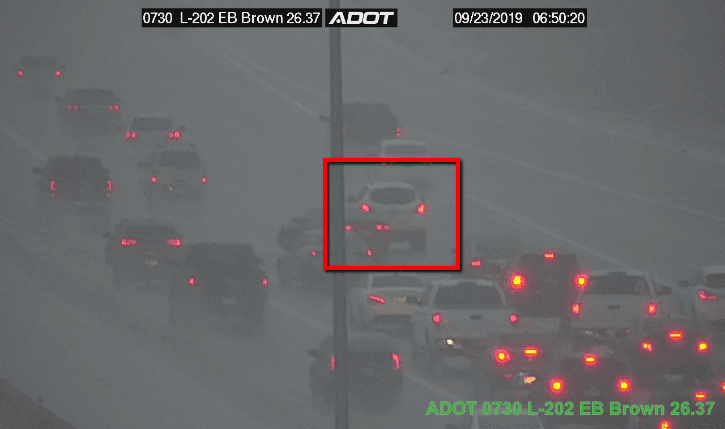 Un vehículo se quedó varado esta mañana bloqueado el carril central derecho en la autopista 202 hacia el oeste cerca de Brown.
<br>