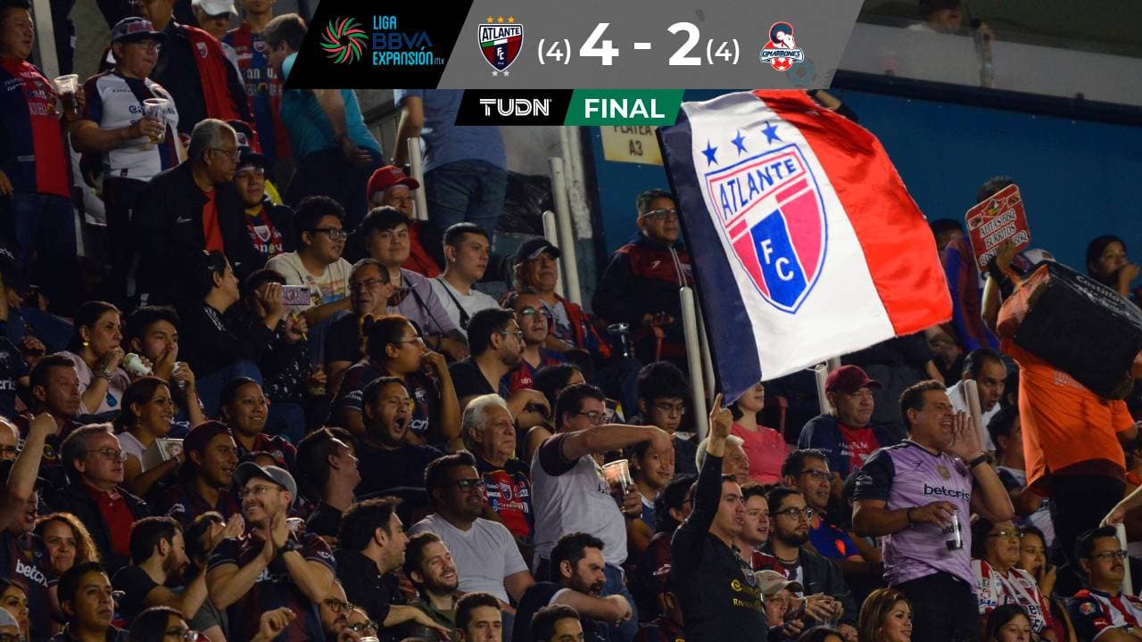 Atlante consigue empate y pase cardíaco sobre Cimarrones