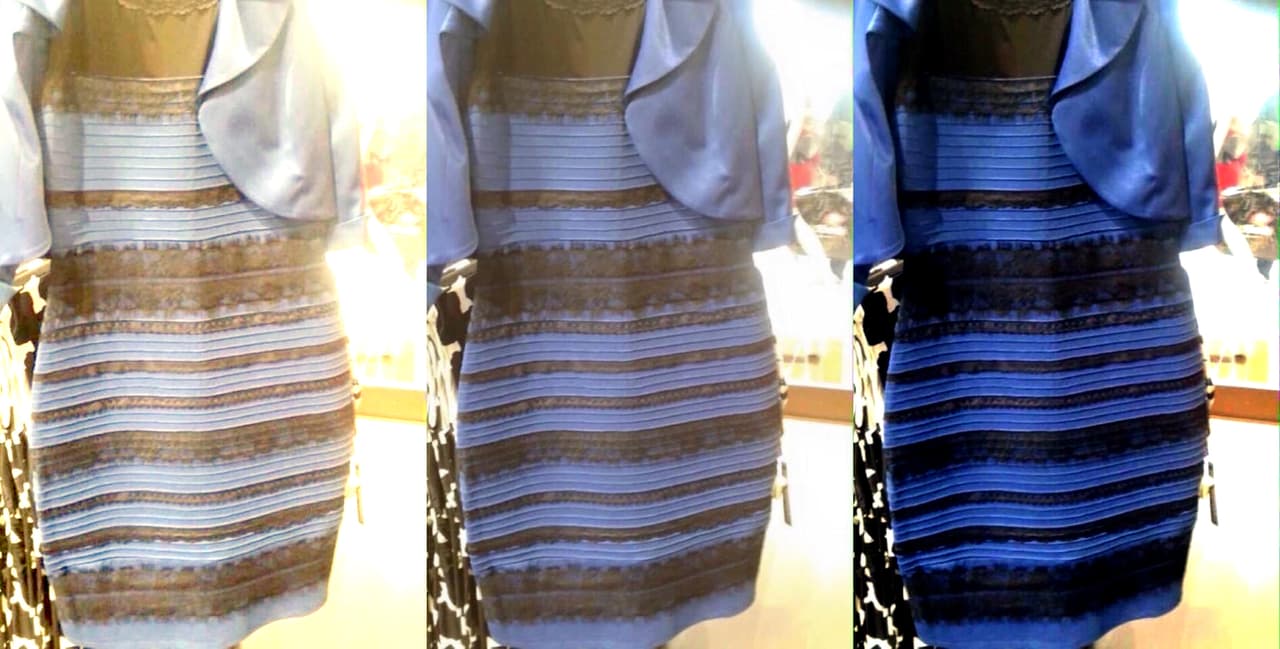 ¨The dress¨, ¨El vestido¨, fue LA ilusión óptica. Volvió loco a internet y a medio mundo. El vestido, por si aún queda alguien que no lo sepa, es azul. 
<a href="https://www.wired.com/2015/02/science-one-agrees-color-dress/">Aquí</a> lo explican.