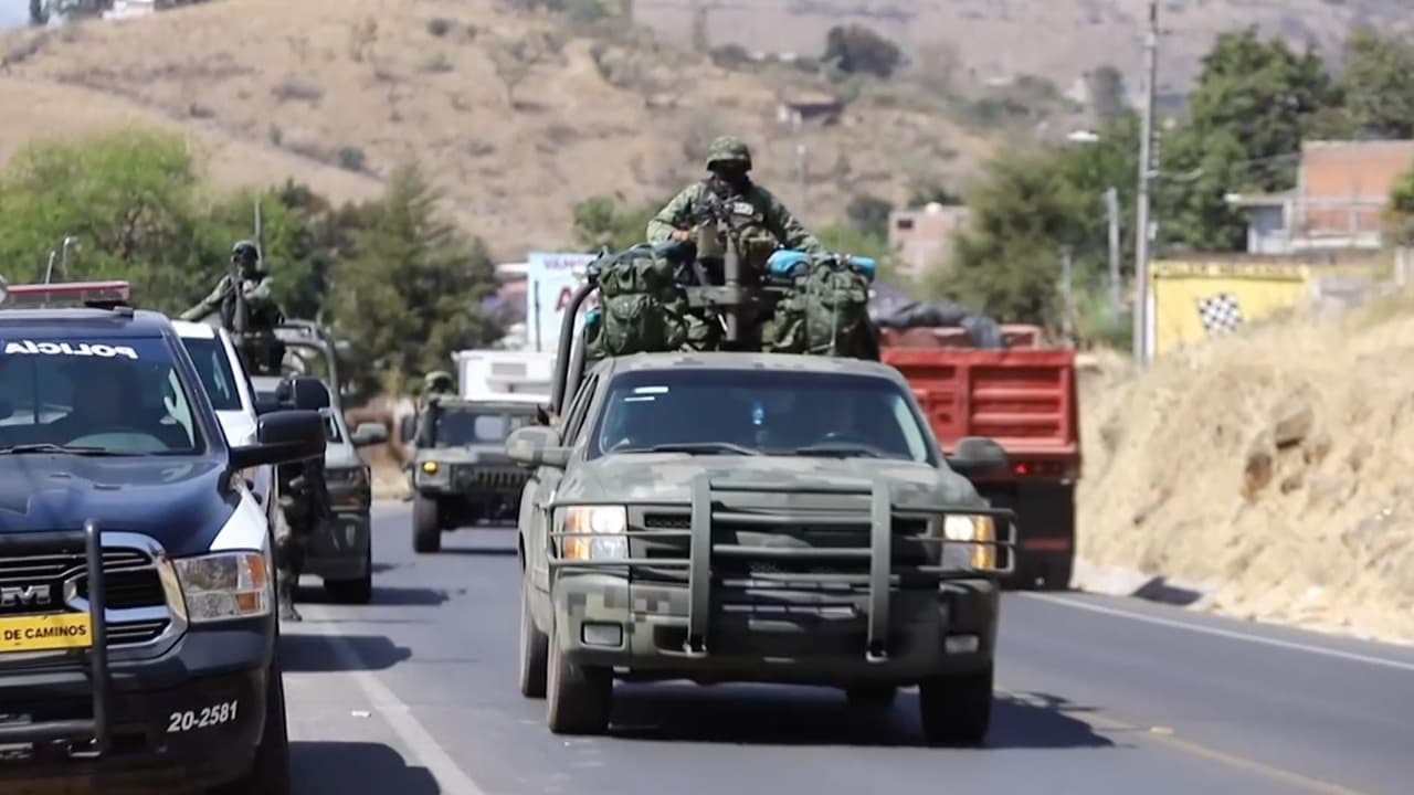 Tras la masacre, 
<b>Zinapécuaro vio reforzada la seguridad con corporaciones policiales y fuerzas armadas federales. </b>