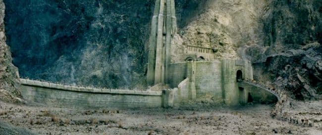 Dicha estructura aparece en la segunda cinta 'Las Dos Torres'