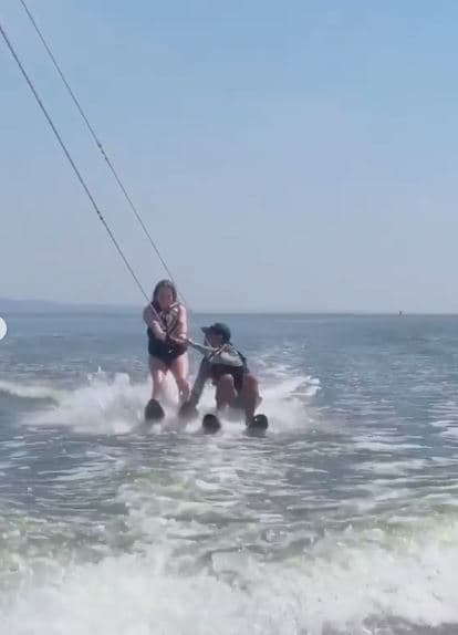 La presentadora indicó que esta actividad fue realizada en Laguna Tres Palos ubicada en el puerto de Acapulco, Guerrero.