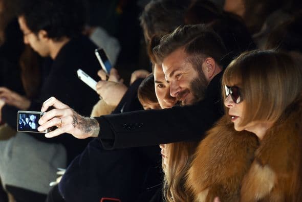 Fue David quien organizó la sesión fotográfica improvisada.