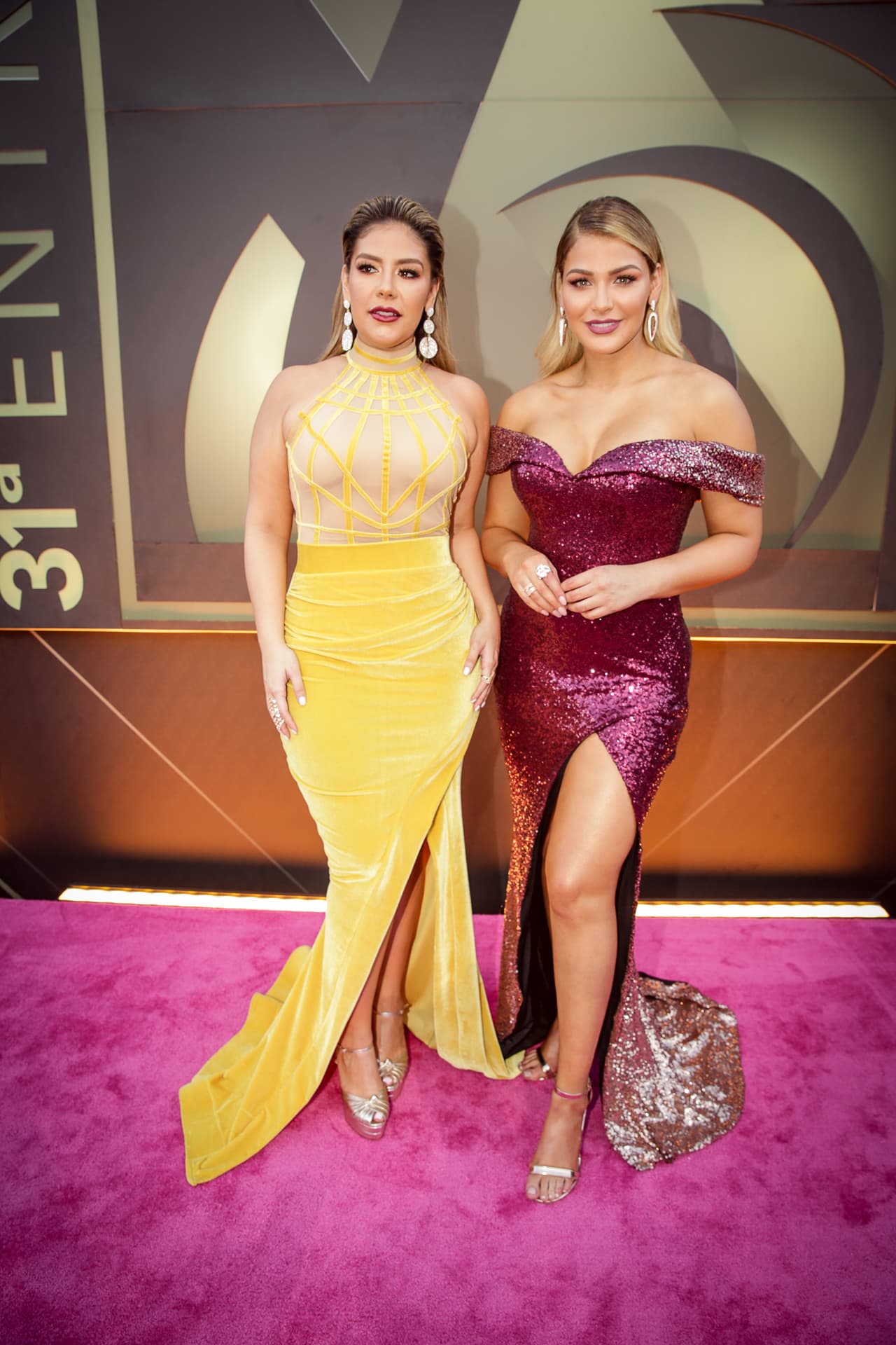 Evelyn Sicarios y Migbelis Castellano, Nuestra Belleza Latina 2018.