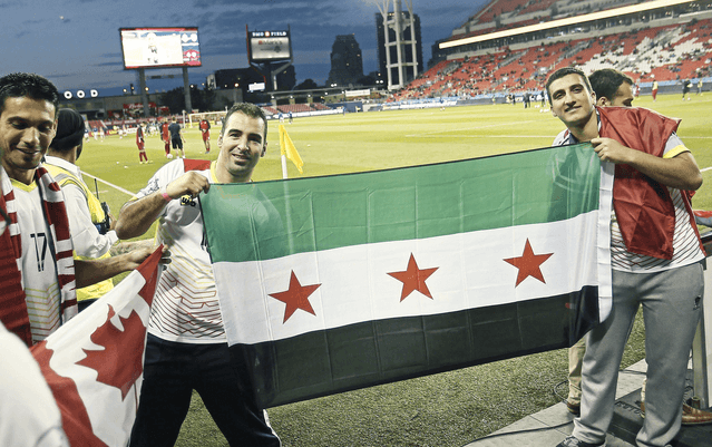Más de 1500 refugiados sirios recién llegados a Canadá fueron acogidos por Toronto FC esta semana