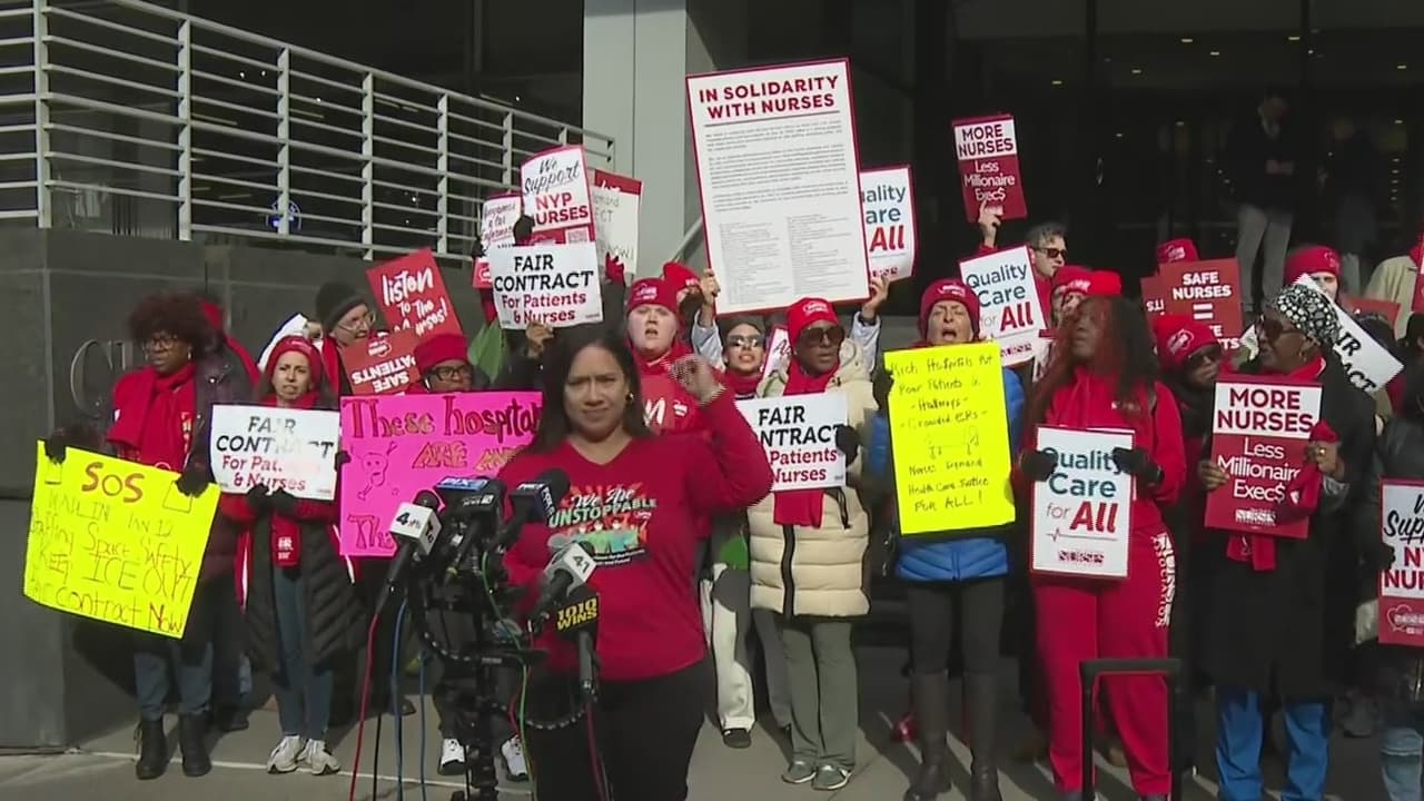 Inicia la mayor huelga de enfermeras en Nueva York