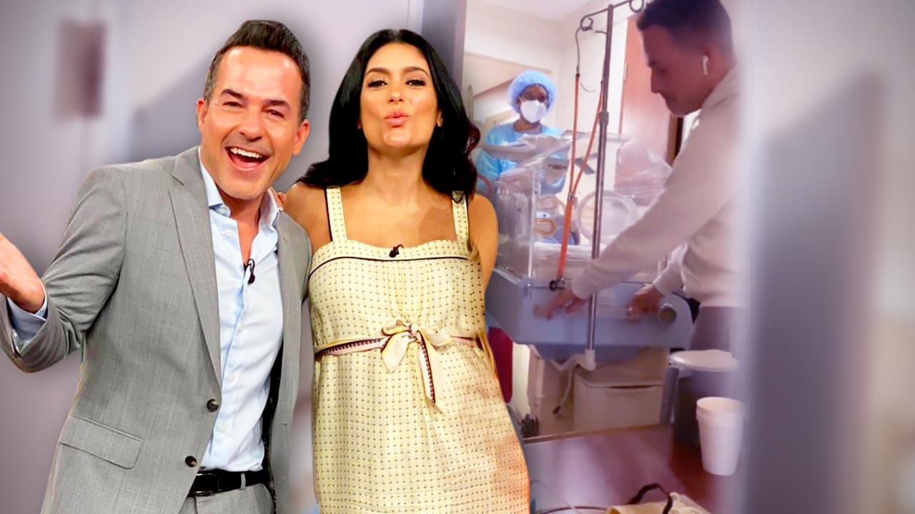 Desde el hospital, Carlos Calderón y Vanessa Lyon muestran a su bebé a horas de haber nacido