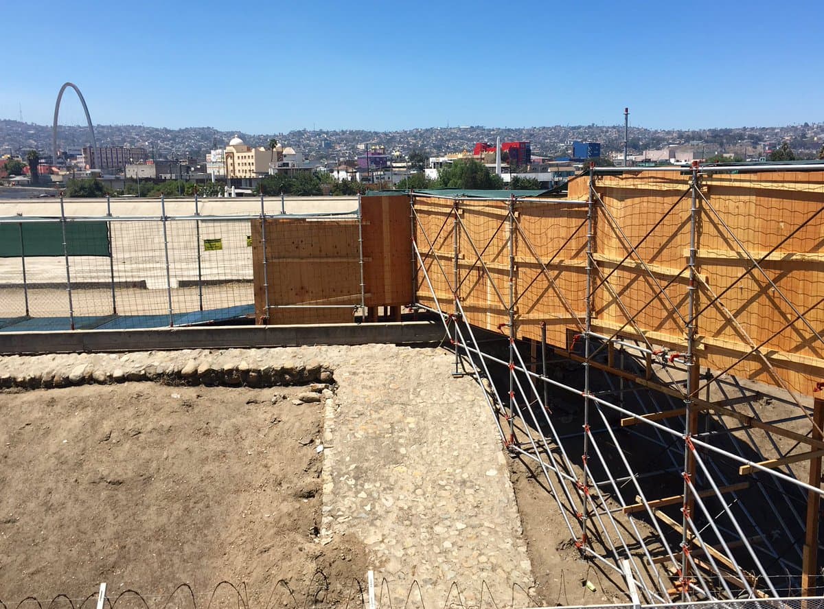 La vista desde el lado estadounidense.