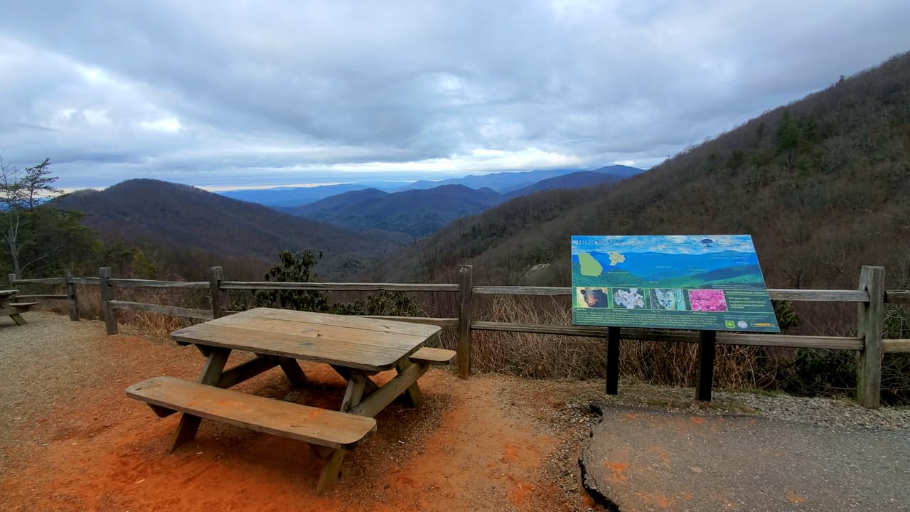Esta carretera panorámica en el norte de Georgia es muy famosa por sus espectaculares miradores.