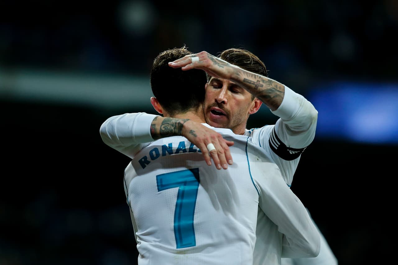 Cristiano Ronaldo y Sergio Ramos.