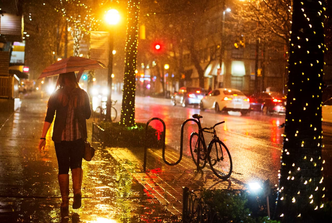 Fuertes lluvias en Atlanta este 23 de diciembre