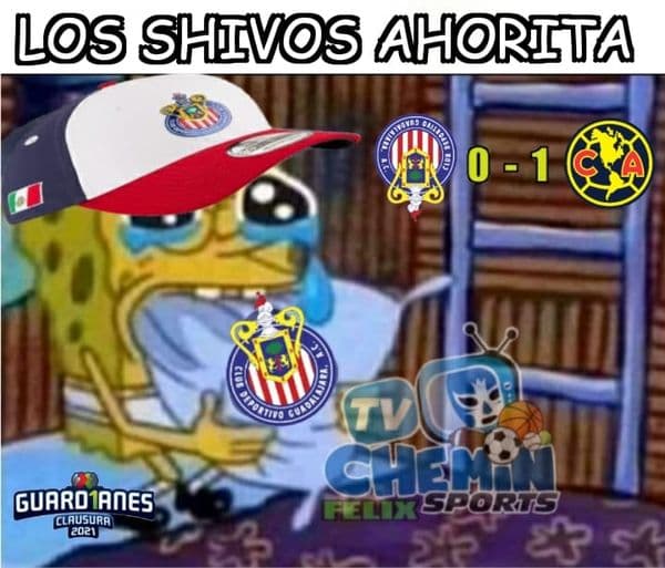 América domina el Clásico Nacional de principio a fin y las Chivas son el nuevo platillo favorito de los memes.