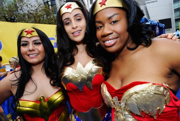 Sobre el escenario construido también aparecieron Jeffrey Katzenberg, director ejecutivo de DreamWorks Animation, y Tom McGrath, director de la cinta.