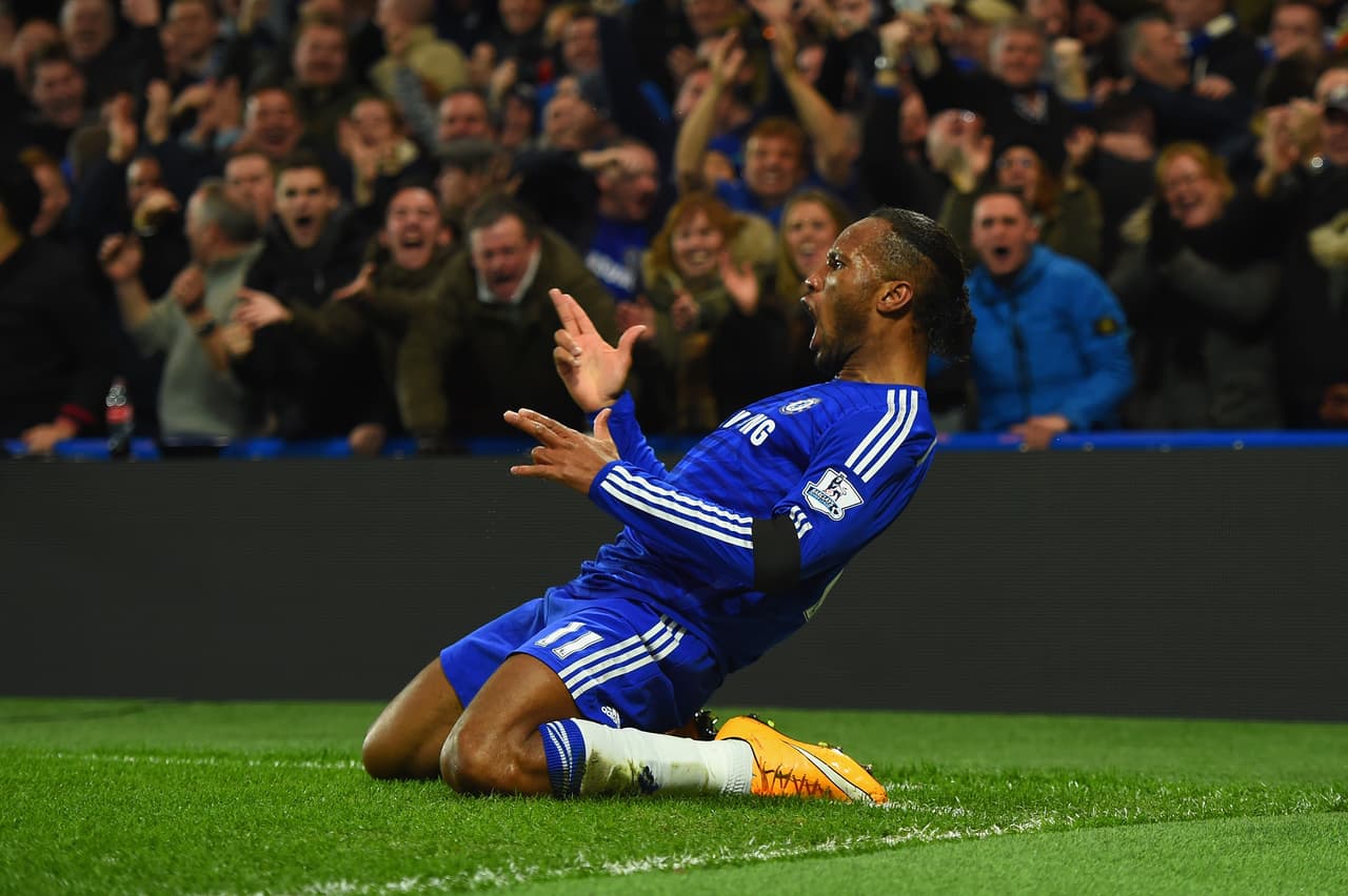 Los festejos en Chelsea se repitieron: a lo largo de su carrera con los Blues, Drogba gritó 152 goles sumando competencias locales e internacionales.