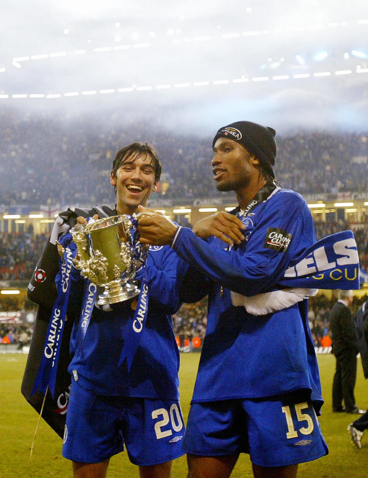 Los títulos florecieron en Stamford Bridge durante la estadía de Drogba: cuatro Ligas, cuatro FA Cup, tres Copa de la Liga y dos Community Shield.