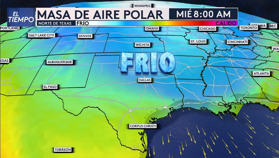 <b>Una masa de aire polar llegará a nuestra región la mañana del miércoles</b>, acompañada de bajas temperaturas. No guardes tu suéter ni tus cobijas, y recuerda también cuidar a tus mascotas y a las plantas.