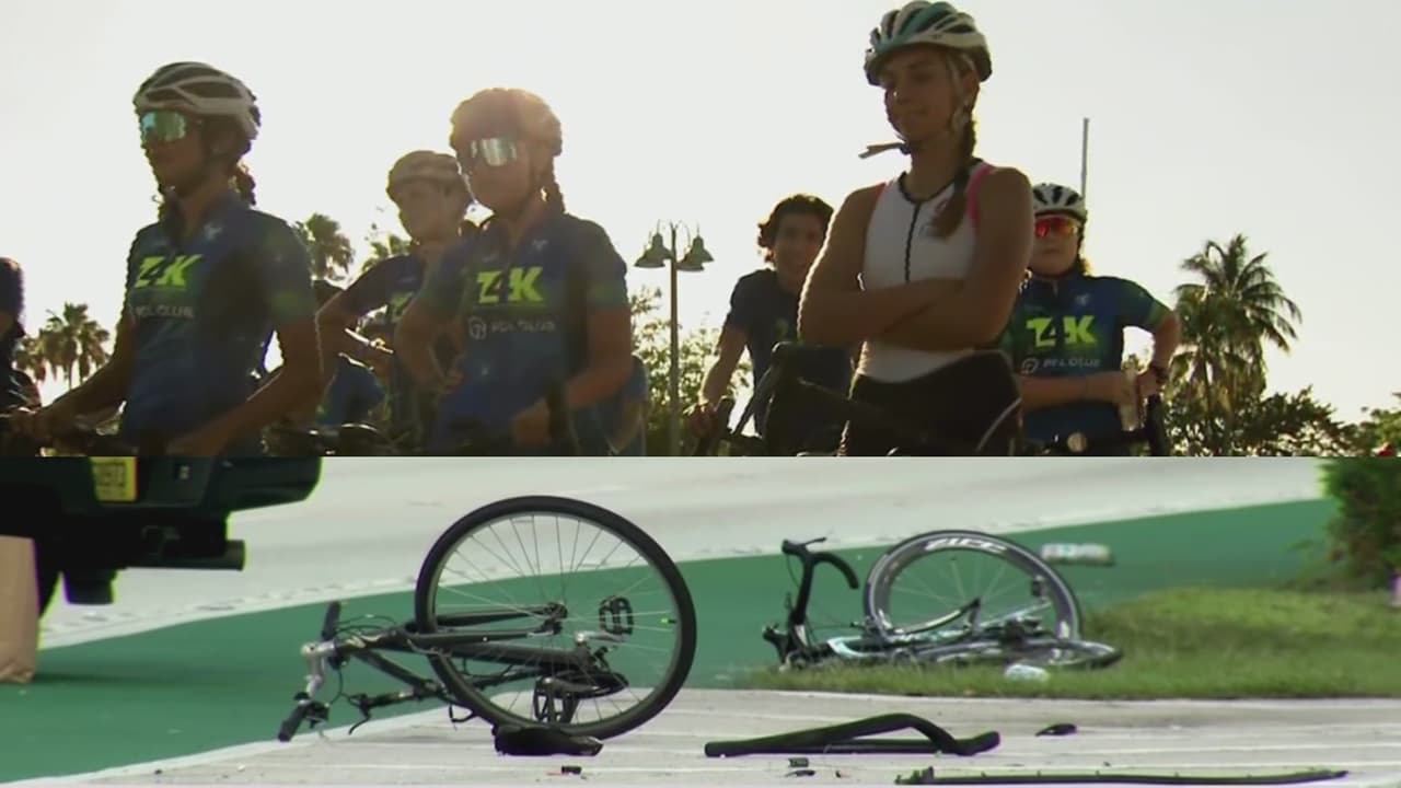 Cientos de ciclistas participaron en el “Paseo del Silencio” en Key Biscayne, para honrar a las personas fallecidas practicando este deporte. 
<br>