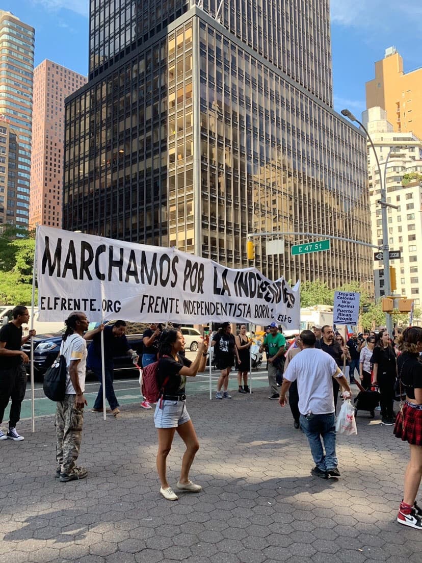 "Marchamos por la independencia"