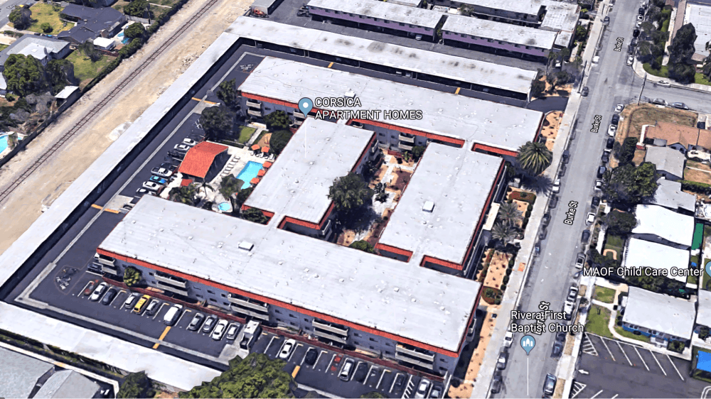 Edificio Corsica Apartments Home de Pico Rivera.