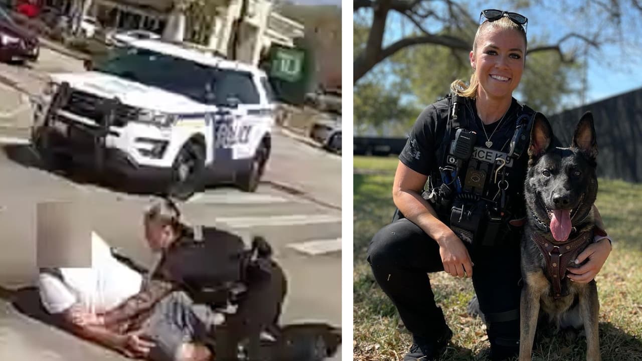 "Nunca había conocido a una mujer tan fuerte": Sospechoso se disculpa con oficial que lo derribó al suelo