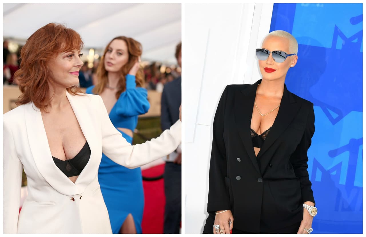 Susan Sarandon en los SAG y Amber Rose en los MTV Video Awards.