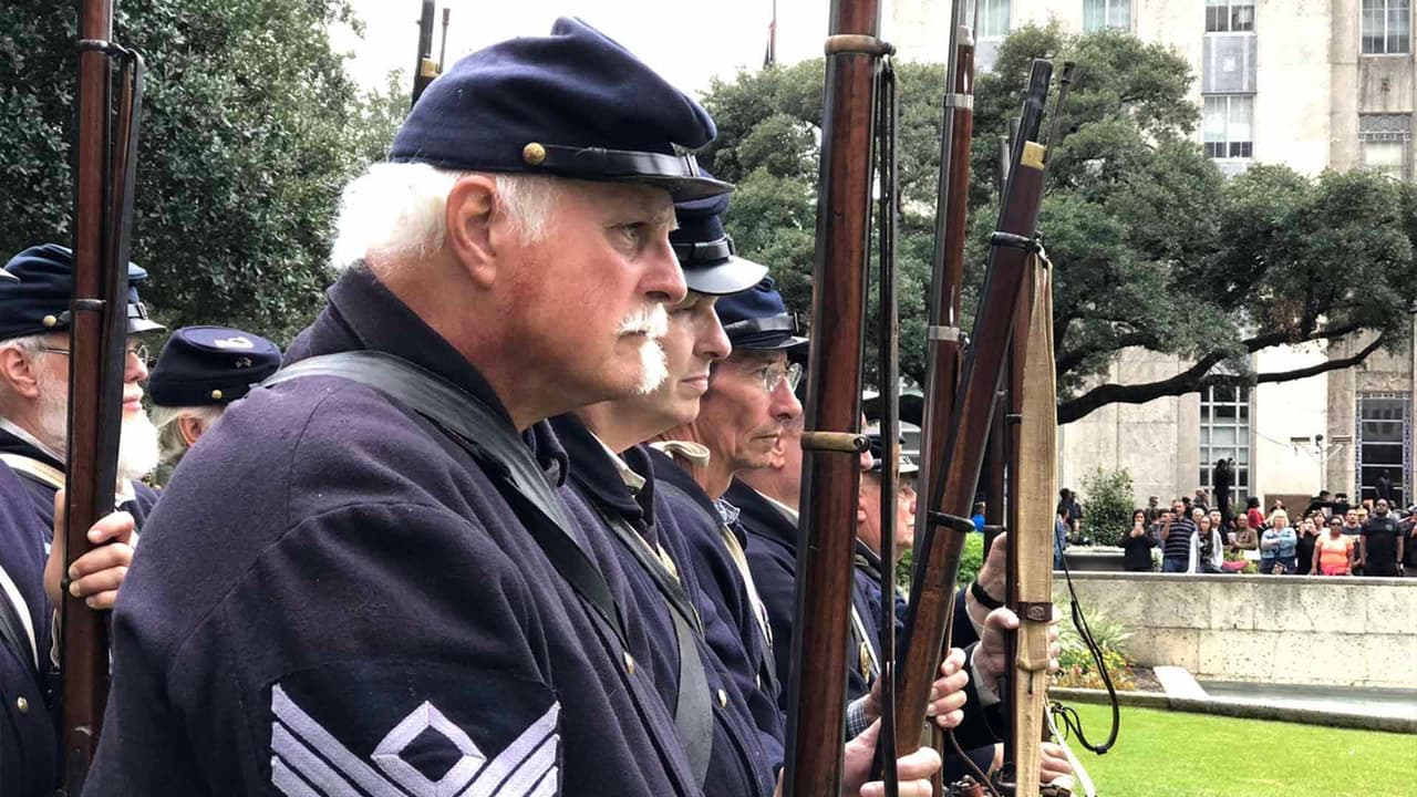 Los actos iniciaron este lunes desde las 10:00 a.m. en el centro de Houston.