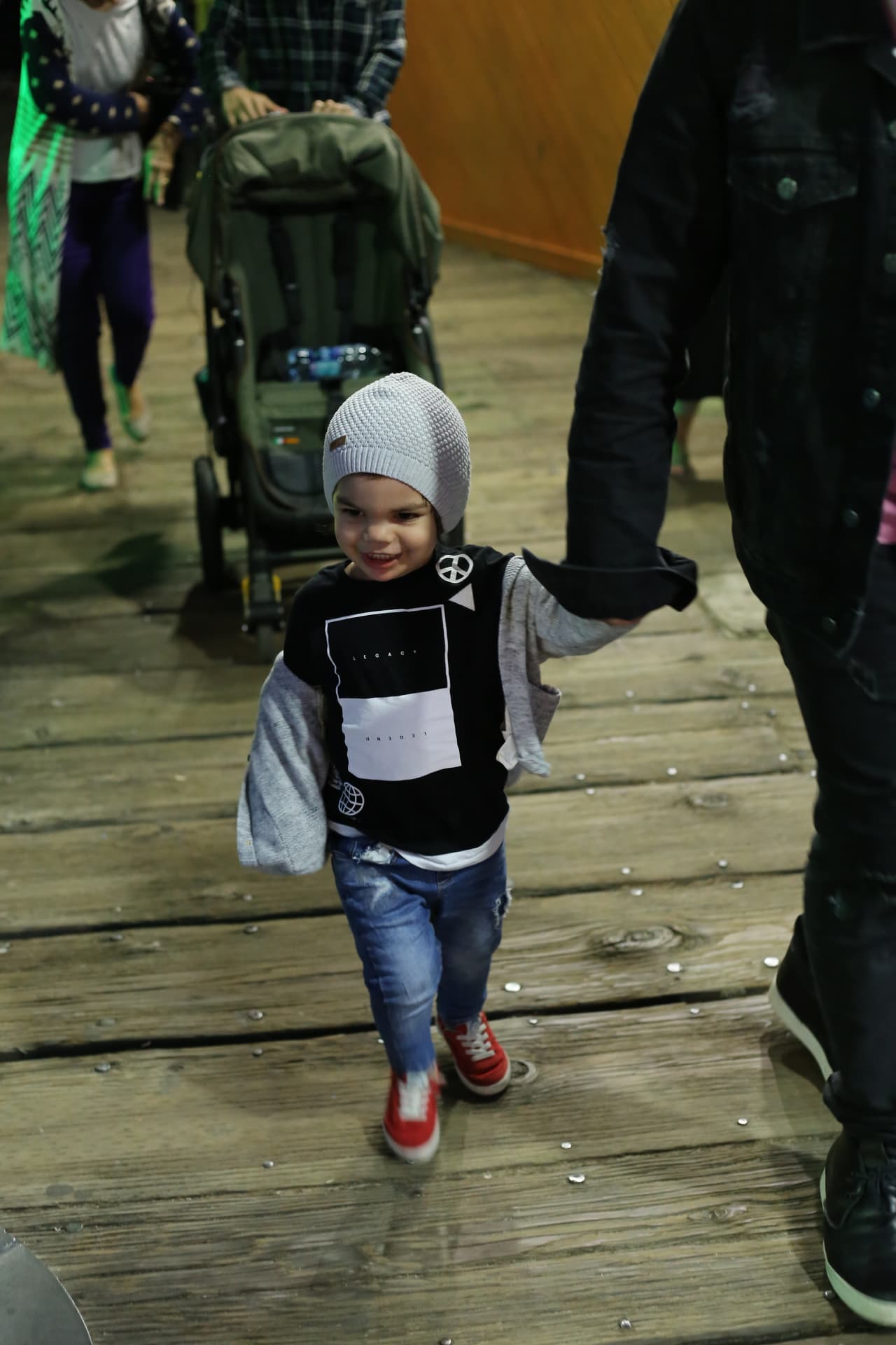 Y así son los paseos de la familia Marrero Espinoza en Los Ángeles.