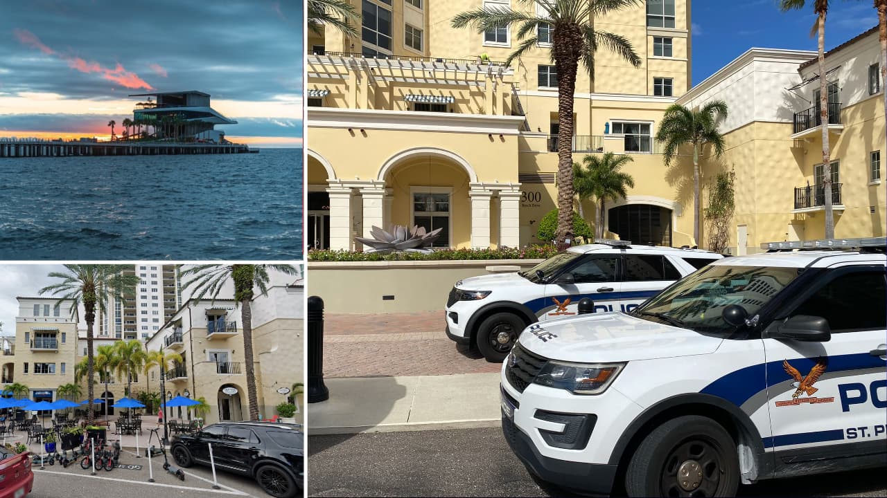 Mujer de 70 años fue asesinada con violencia en St. Petersburg y el sospechoso se suicidó arrojándose del garaje Sundial