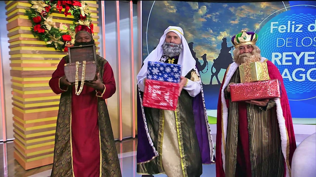 Melchor, Gaspar y Baltasar llegaron a buscar a Giulietta y a Gael para entregarle regalos.