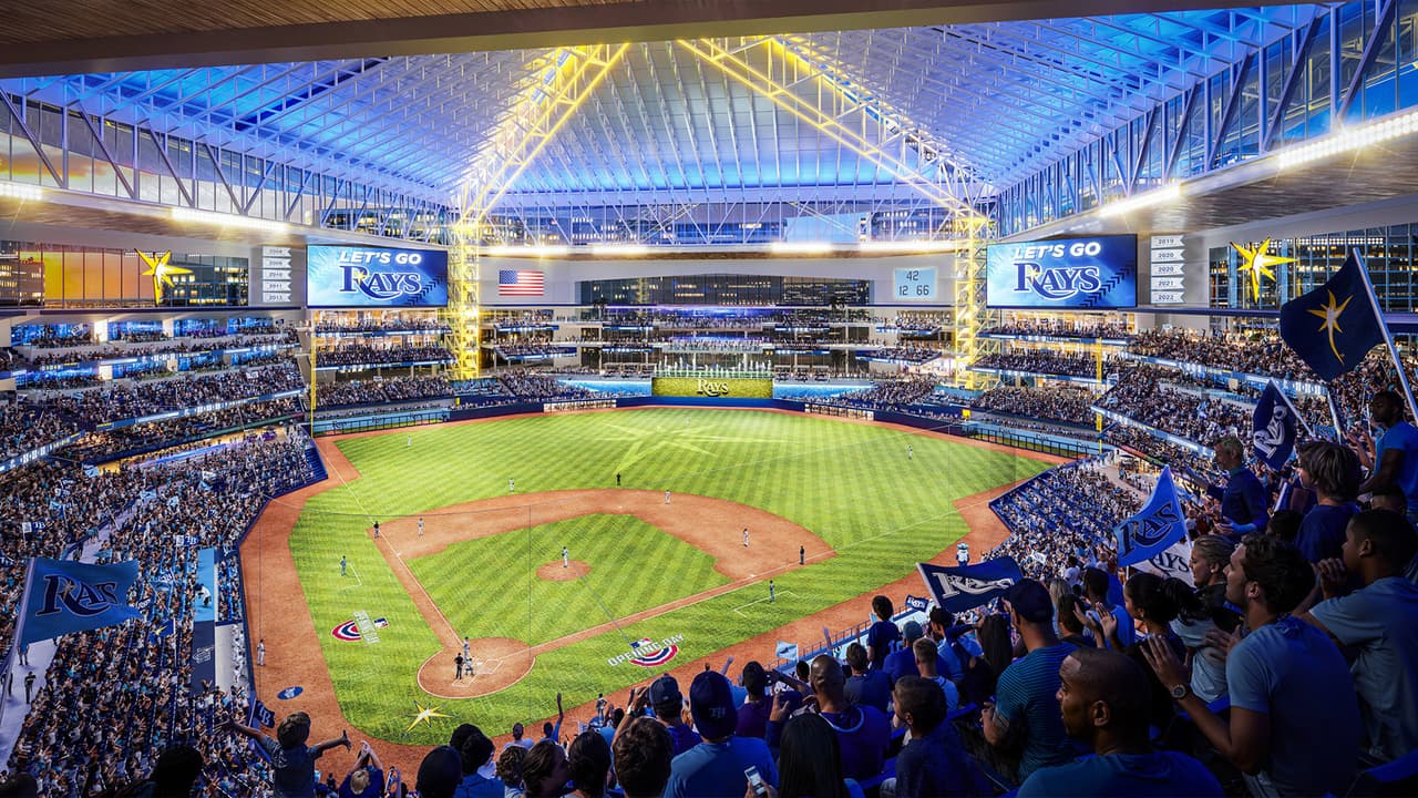 Tampa Bay Rays se queda en St. Petersburg: acuerdan nuevo estadio con inversión de $ 6,500 millones 