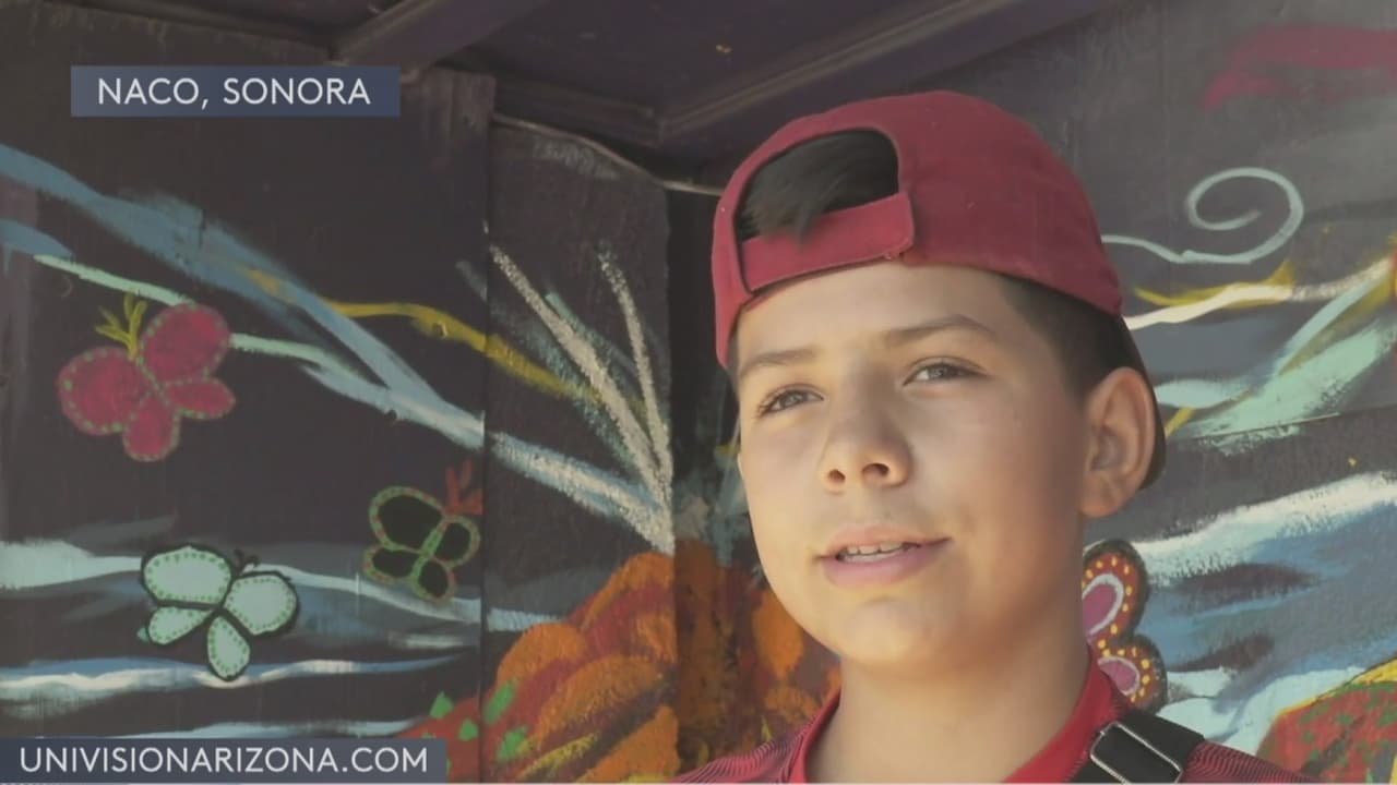 “Ahí saco mi furia, mi tristeza y también mi felicidad”, un niño habla desde la frontera sobre arte