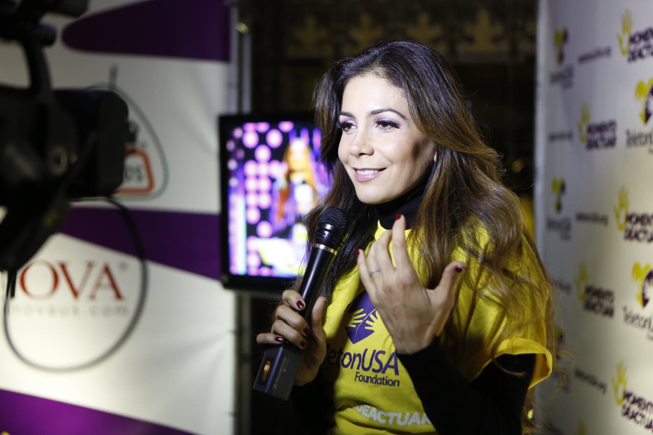 Paty Navidad invitó a todos a donar. #MomentoDeActuar