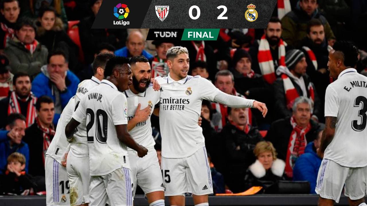 Real Madrid le ganó al Athletic en LaLiga con un histórico gol
