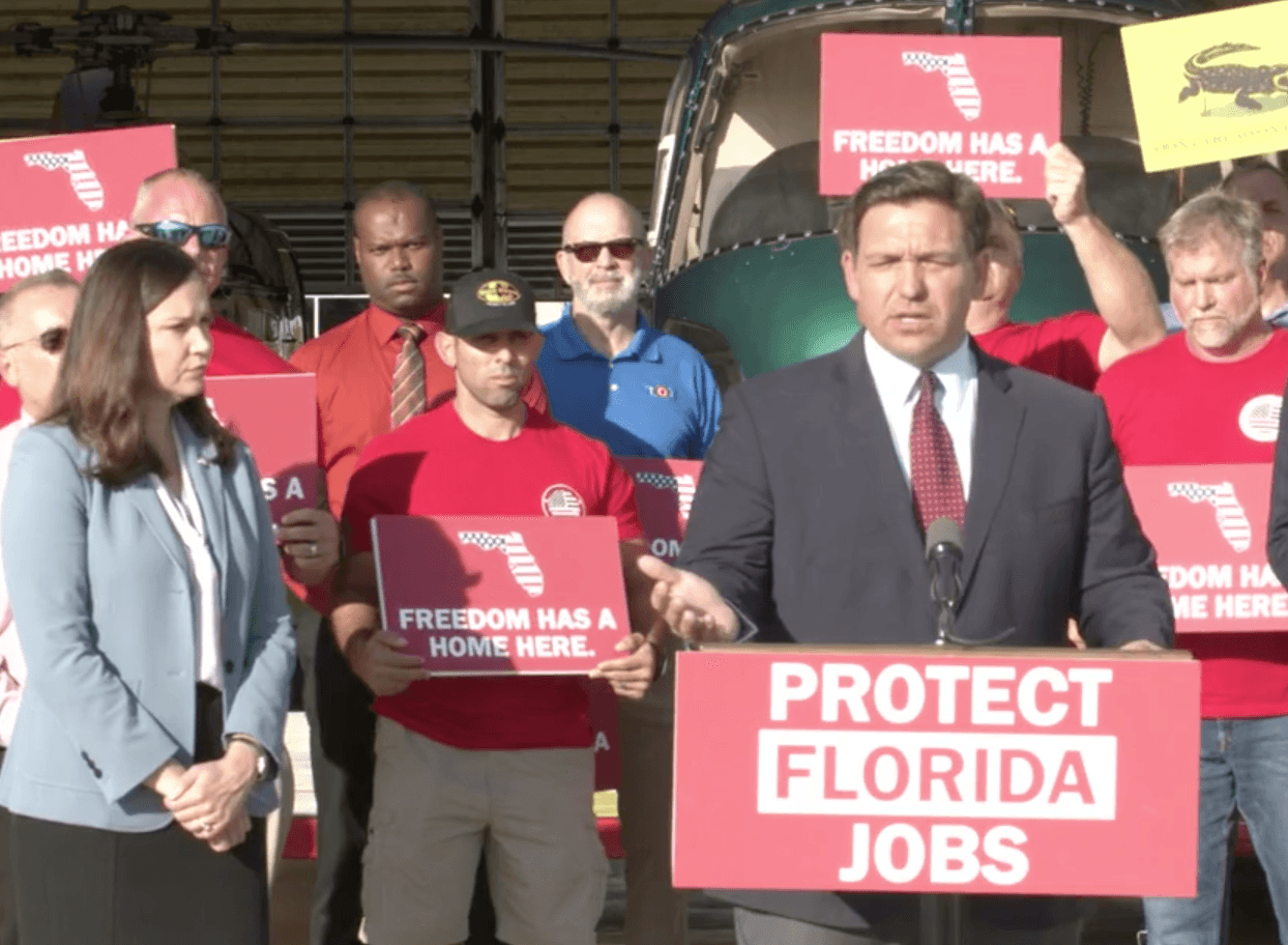Florida anuncia nuevas acciones legales para evitar que trabajadores sin vacunarse pierdan su empleo