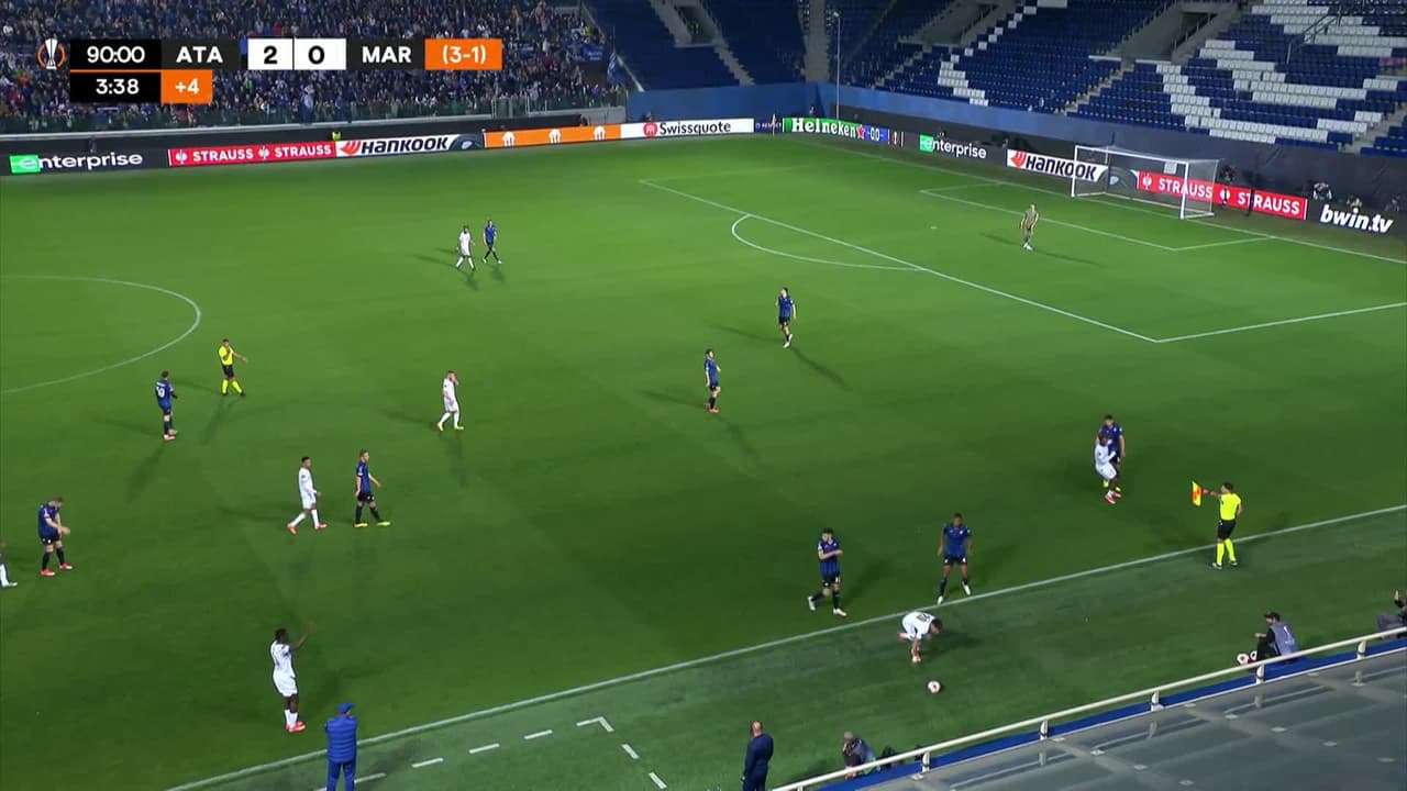 ¡GOL!  anota para Atalanta. El Bilal Touré