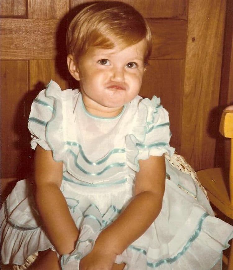 OMG! Desde niña ya enamoraba a las cámaras.