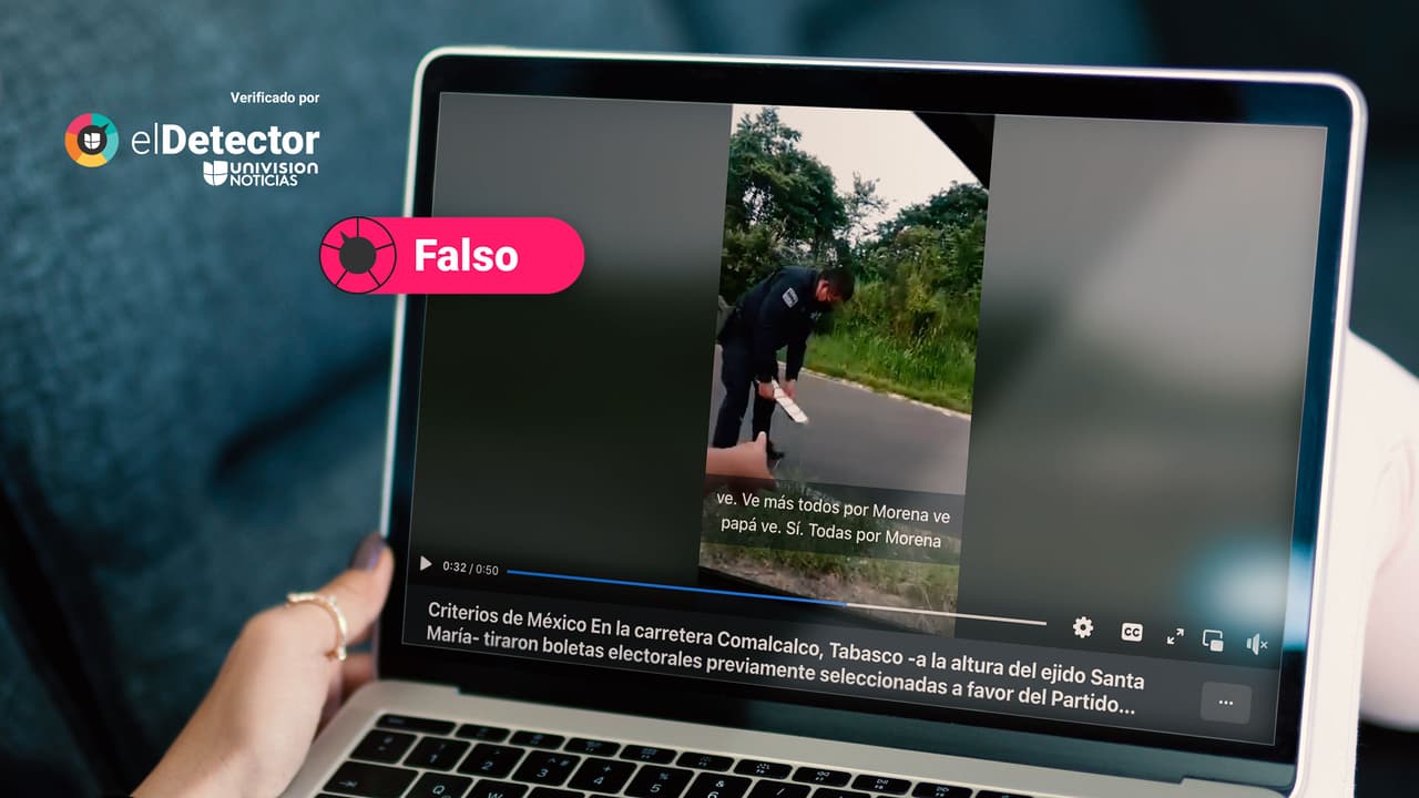 Ese video con "boletas" encontradas en una carretera no evidencia fraude en las elecciones presidenciales de 2024 en México: circula hace años